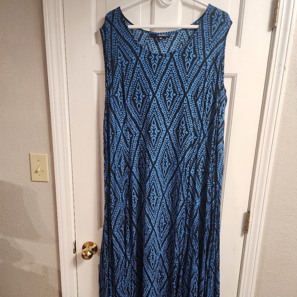 Denim 24/7 Large Dress Material: 100% Cotton Care: Hand wash